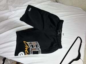 Ecko Unltd Black Graphic Camo Sweatshorts Size L